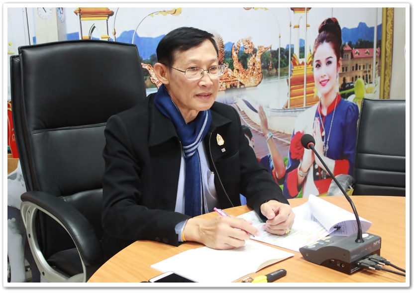 ประชุมซักซ้อมความเข้าใจผู้ประกอบการ OTOP ร่วมงานโครงการสานสัมพันธ์สองแผ่นดิน นครพนม – คำม่วน ปี 2561
