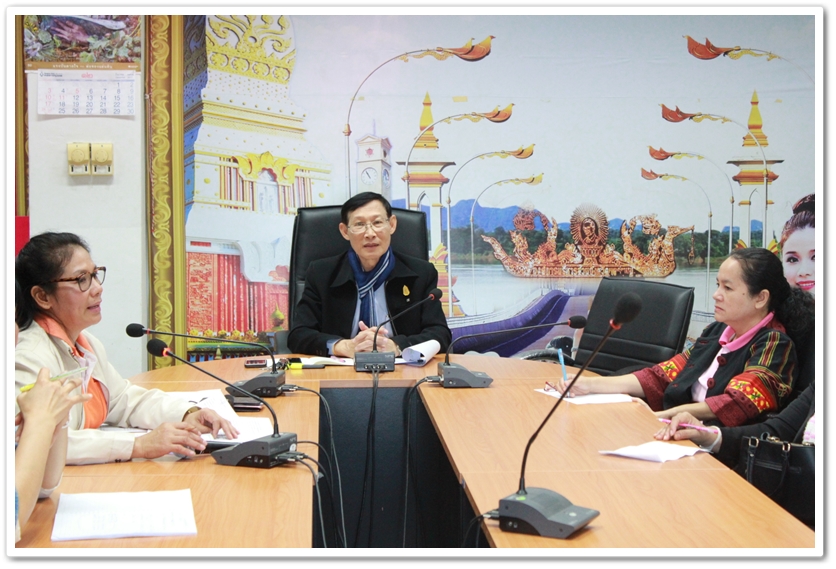 ประชุมซักซ้อมความเข้าใจผู้ประกอบการ OTOP ร่วมงานโครงการสานสัมพันธ์สองแผ่นดิน นครพนม – คำม่วน ปี 2561