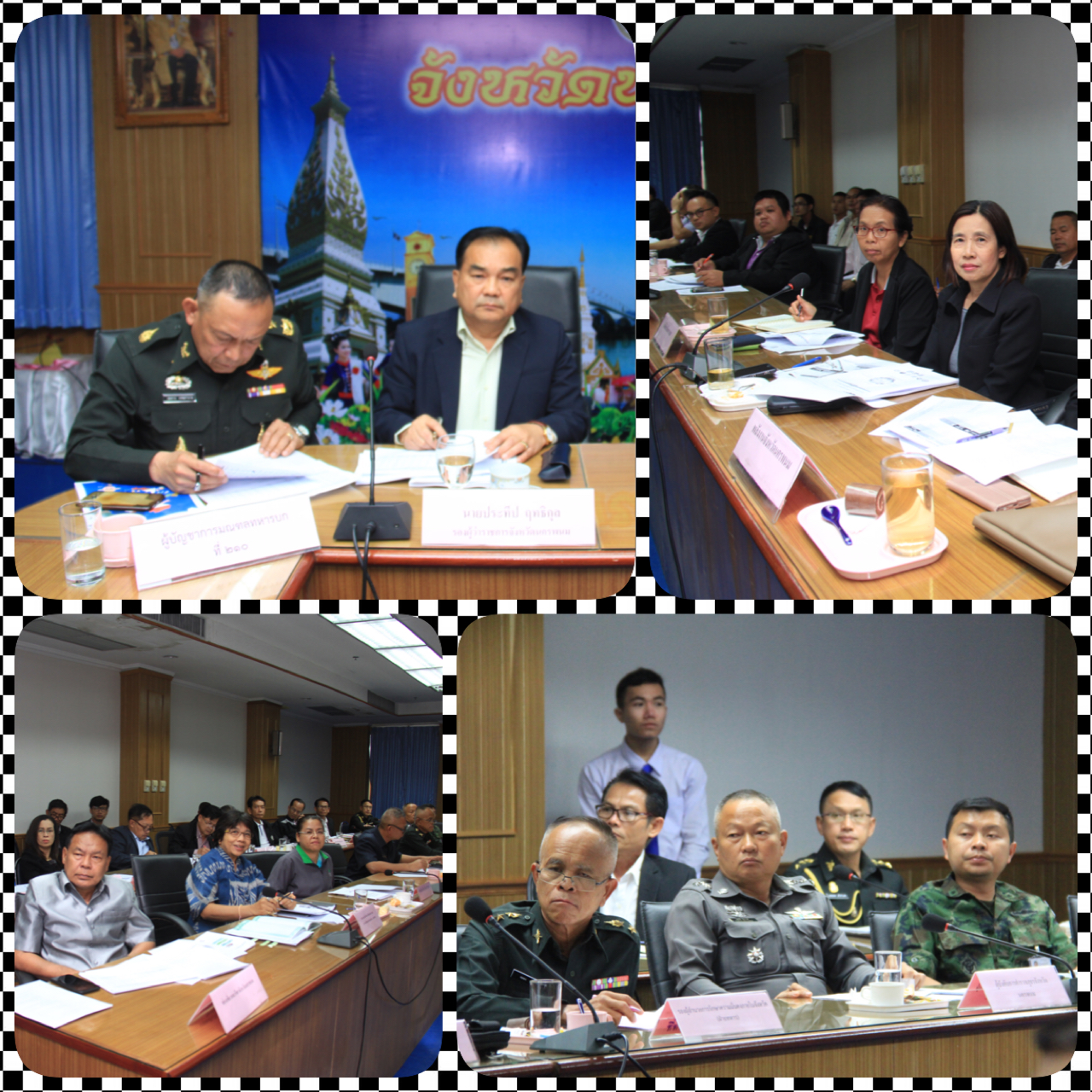 พช.นครพนม-ร่วมรับฟังการประชุมซักซ้อมแนวทางการขับเคลื่อนการพัฒนาประเทศตามโครงการ ไทยนิยม ยั่งยืน จากส่วนกลาง (Video Conference)