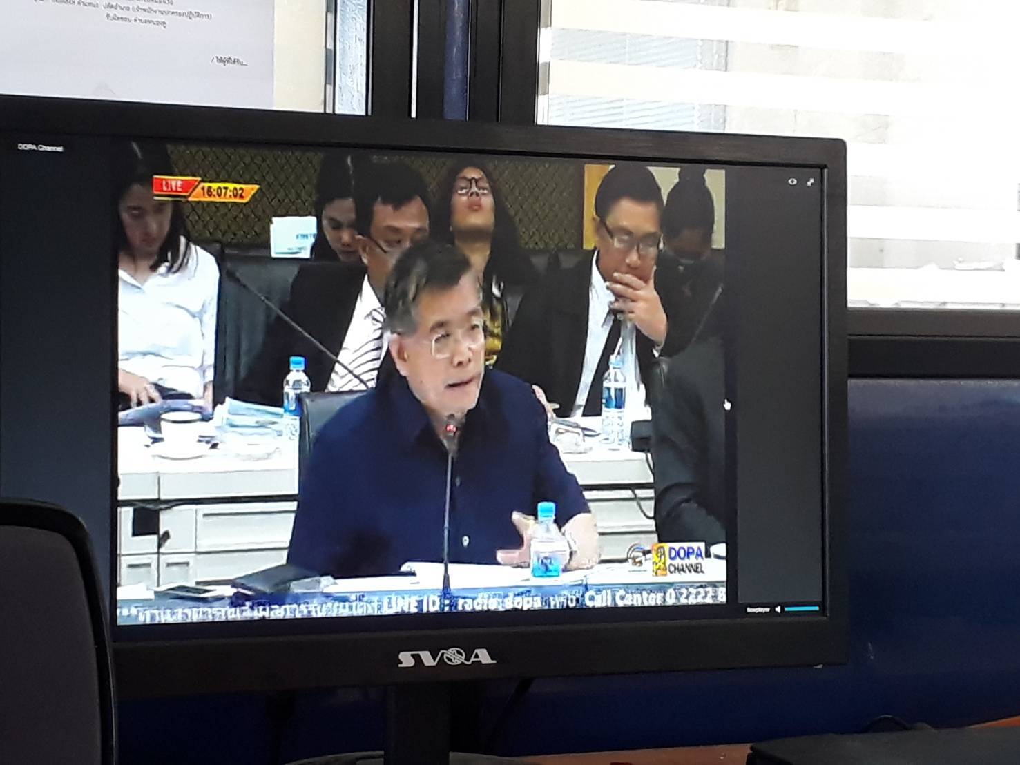 พช.นครพนม-ร่วมรับฟังการประชุมซักซ้อมแนวทางการขับเคลื่อนการพัฒนาประเทศตามโครงการ ไทยนิยม ยั่งยืน จากส่วนกลาง (Video Conference)