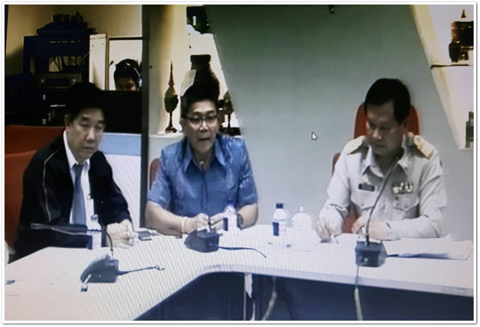 พช.นครพนม-ร่วมรับฟังการประชุมผ่านระบบวิดีทัศน์ทางไกล (Video Conference) เพื่อสร้างความเข้าใจในการดำเนินการตามโครงการไทยนิยม ยั่งยืน