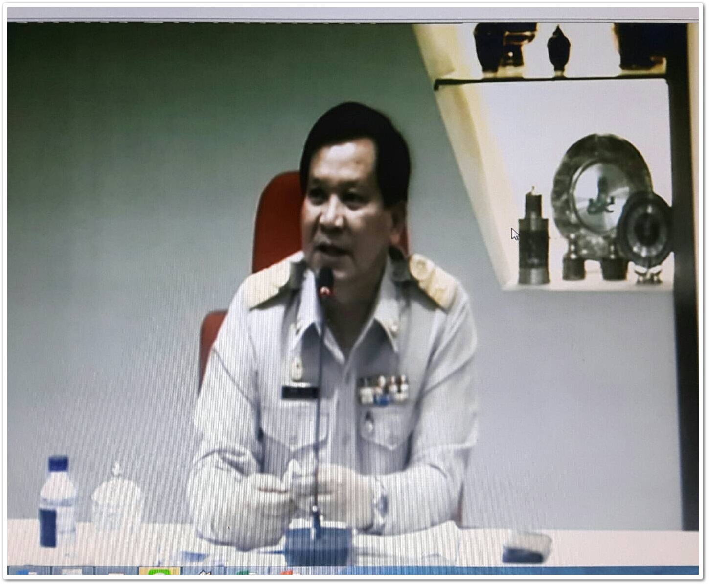 พช.นครพนม-ร่วมรับฟังการประชุมผ่านระบบวิดีทัศน์ทางไกล (Video Conference) เพื่อสร้างความเข้าใจในการดำเนินการตามโครงการไทยนิยม ยั่งยืน