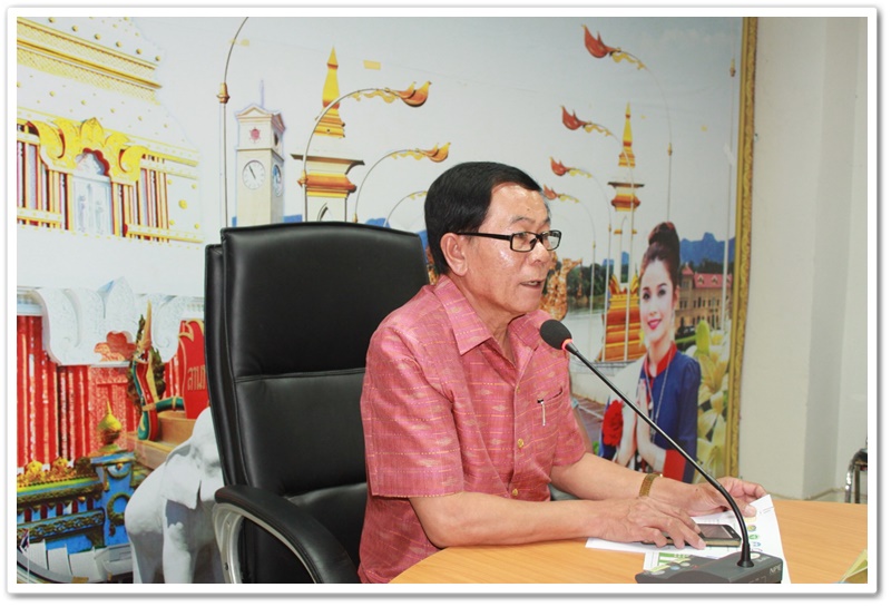 พช.นครพนม-ประชุมชี้แจงแนวทางเพิ่มเติมและสรุปผลการเตรียมงานมหกรรมหมู่บ้านเศรษฐกิจพอเพียง รองรับการท่องเที่ยว “บ้านพ่อ พอเพียง”