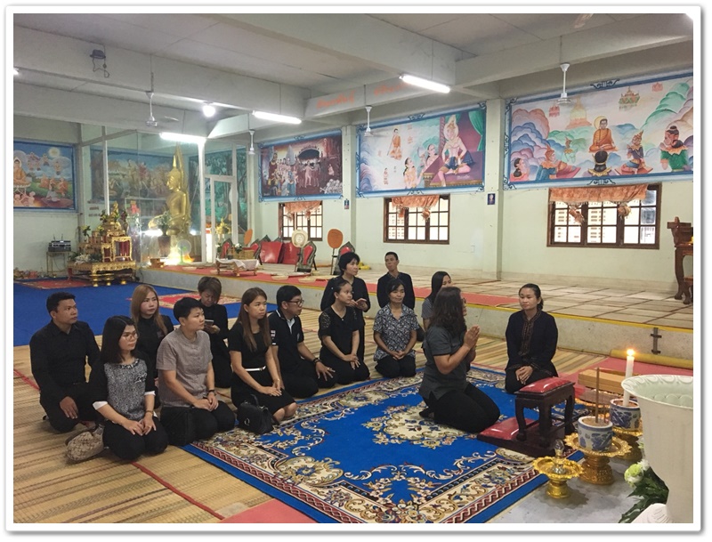 พช.นครพนม-ร่วมพิธีรดน้ำศพ นายทวี ดำรงเลิศบวร พัฒนาการจังหวัดนครพนม