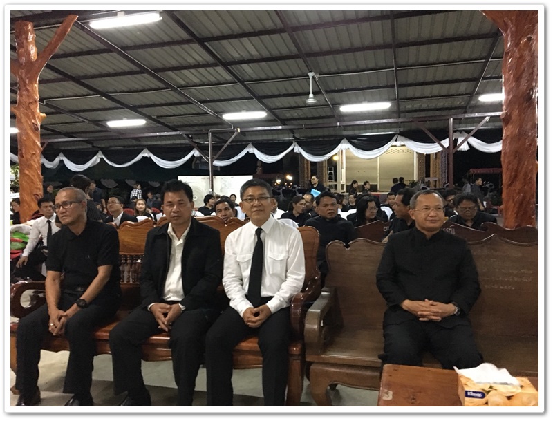 พช.นครพนม-นายทวีป บุตรโพธิ์ รองอธิบดีกรมการพัฒนาชุมชน เป็นประธานสวดพระอภิธรรมศพนายทวี ดำรงเลิศบวร พัฒนาการจังหวัดนครพนม