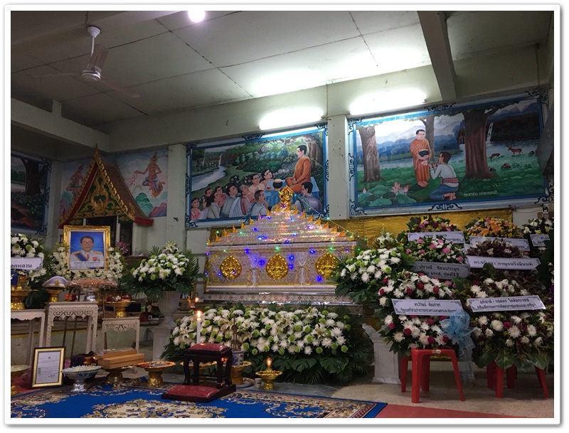 พช.นครพนม-นายทวีป บุตรโพธิ์ รองอธิบดีกรมการพัฒนาชุมชน เป็นประธานสวดพระอภิธรรมศพนายทวี ดำรงเลิศบวร พัฒนาการจังหวัดนครพนม