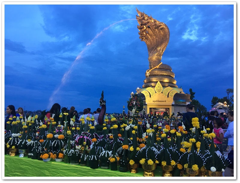 พช.นครพนม-ร่วมงานบวงสรวงพญาศรีสัตตนาคราช ประจำปี 2561