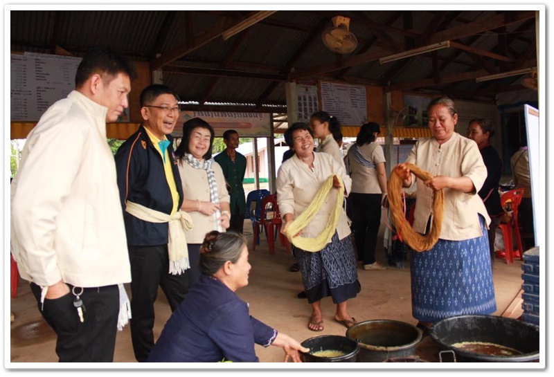พช.นครพนม-ผู้ตรวจฯอาจณรงค์ ตรวจเยี่ยมราชการการดำเนินงานโครงการชุมชนท่องเที่ยว otop นวัตวิถี บ้านพิมานท่าต.พิมาน อ.นาแก