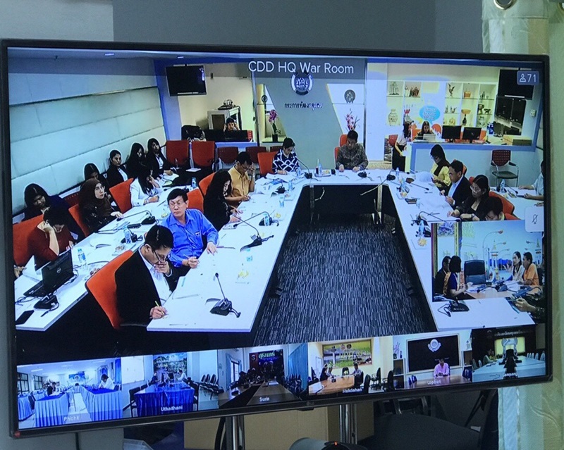 ? “นครพนม ประชุมผ่านระบบวีดิทัศน์ทางไกล (Video Conference)”