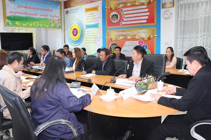?ผู้ตรวจฯ ติดตามการดำเนินงานสำนักงานพัฒนาขุมชนจังหวัดนครพนม