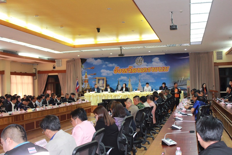 ?นครพนม ประชุมตรวจติดตามการดำเนินงานป้องกันและแก้ไขปัญหายาเสพติด ในระดับจังหวัด
