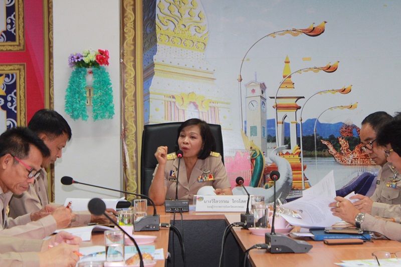 ? นครพนม ประชุมเตรียมความพร้อมการจัดงาน “สงกรานต์นครพนมรื่นรมย์บุญปีใหม่ ไทย – ลาว 2562”