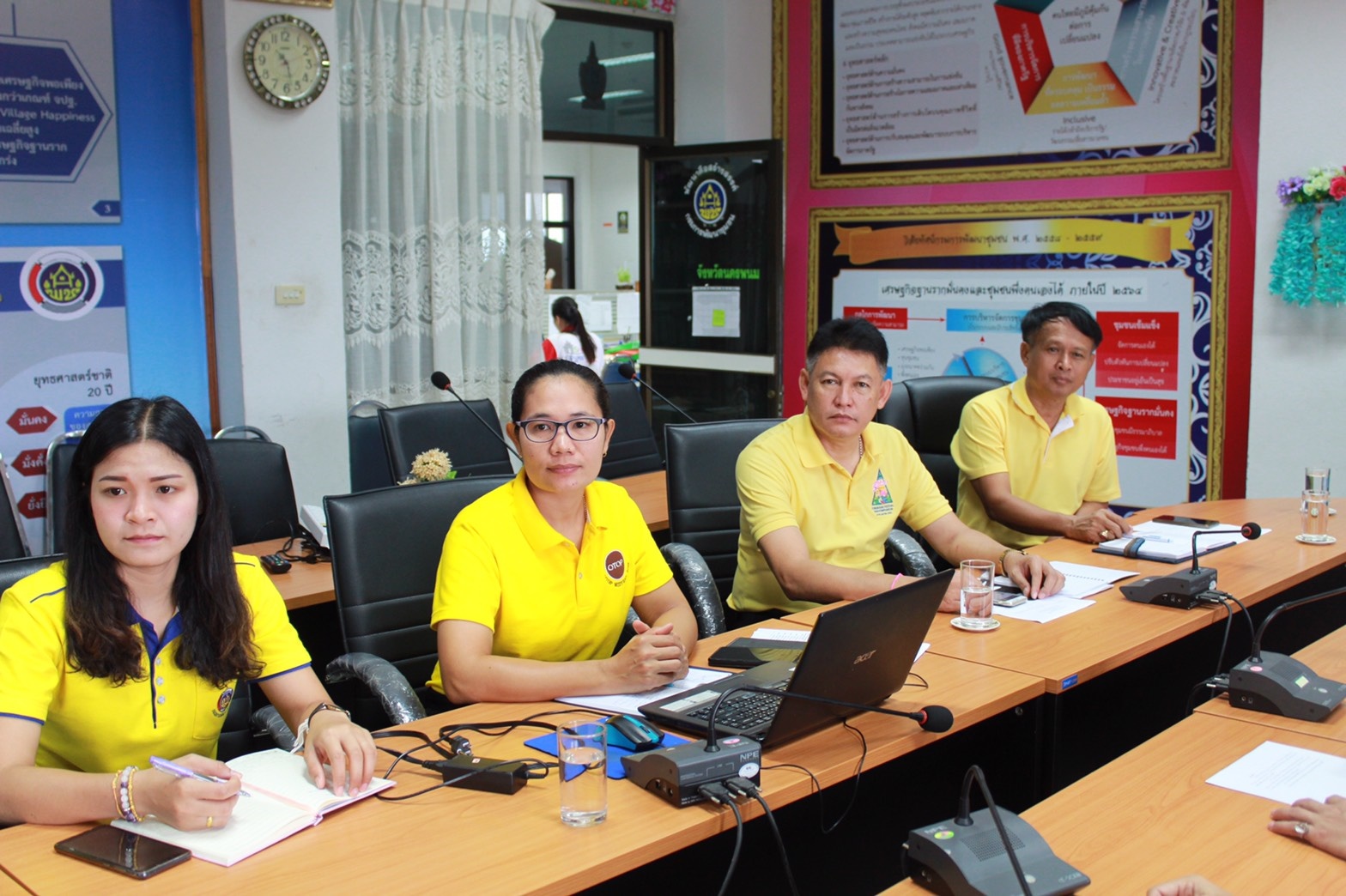 ประชุมกรมการพัฒนาชุมชน ครั้งที่ 7/2562 ผ่านทางระบบ TV พช.