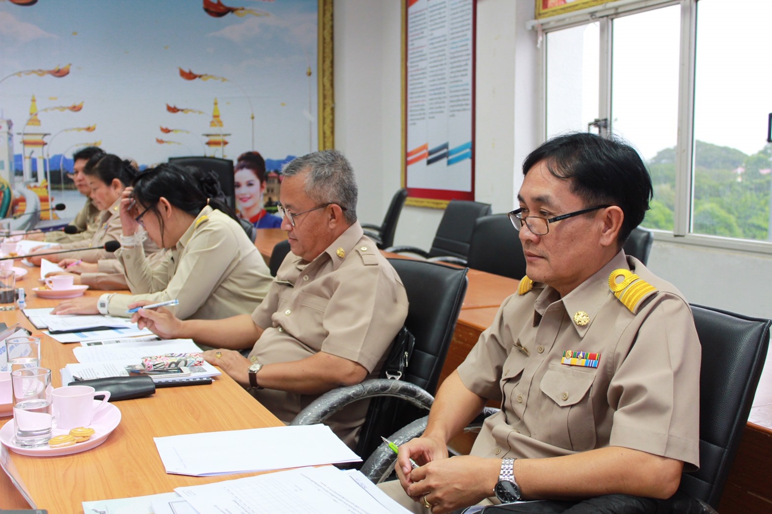 ประชุมติดตามการดำเนินงานชุมชนท่องเที่ยว OTOP นวัตวิถี และหมู่บ้าน OTOP เพื่อการท่องเที่ยว จังหวัดนครพนม