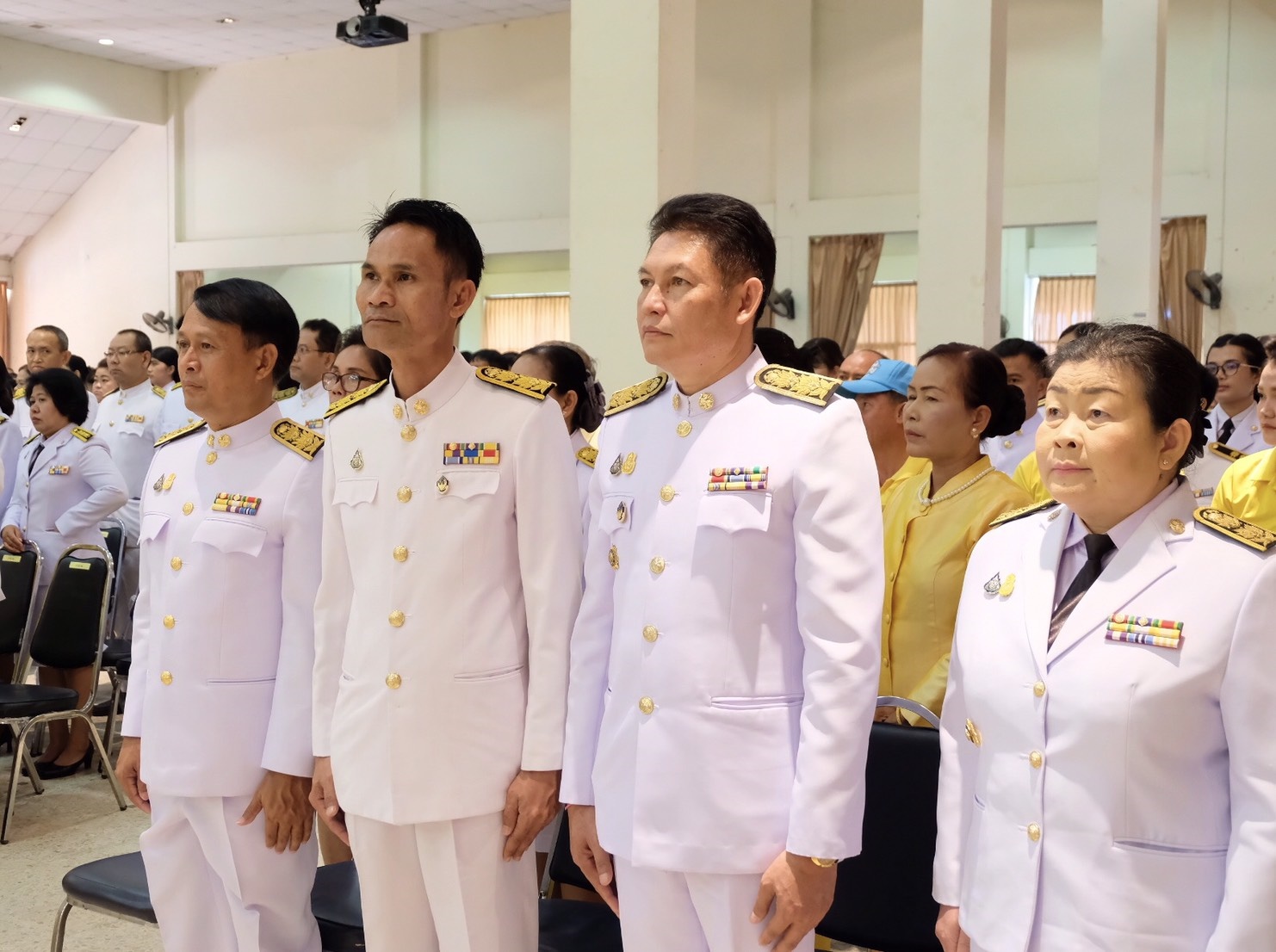 พิธีลงนามถวายพระพรชัยมงคลและพิธีถวายสัตย์ปฏิญาณเพื่อเป็นข้าราชการที่ดีและพลังของแผ่นดิน ประจำปี 2562