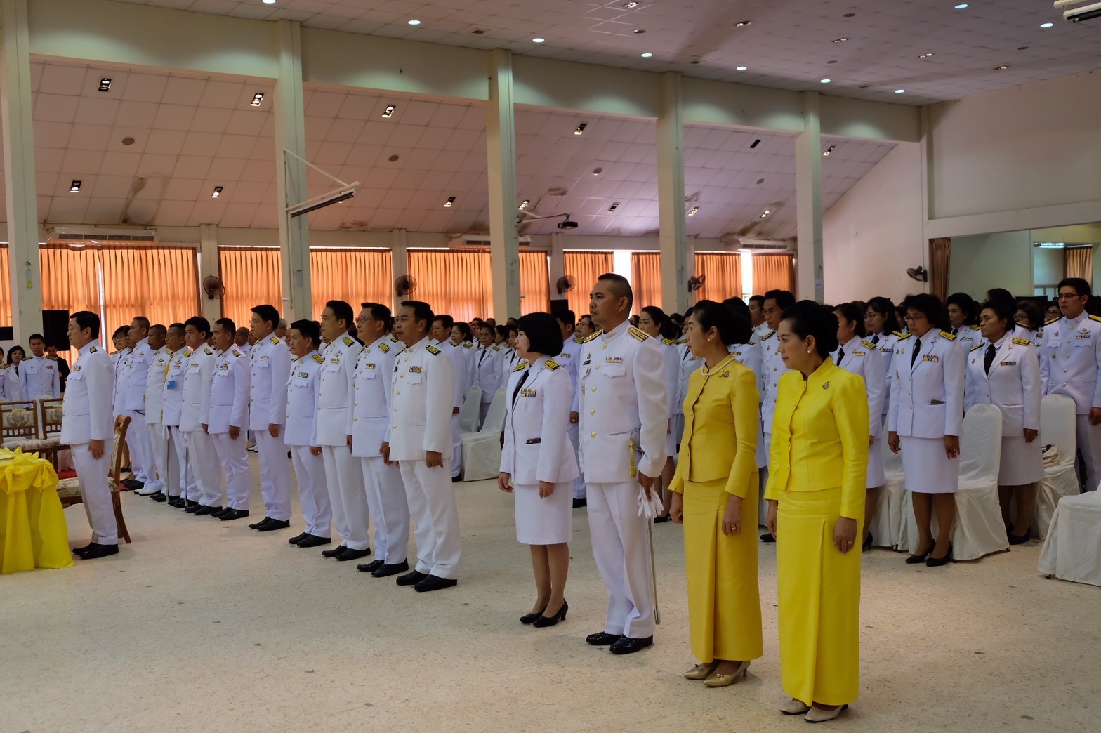 พิธีลงนามถวายพระพรชัยมงคลและพิธีถวายสัตย์ปฏิญาณเพื่อเป็นข้าราชการที่ดีและพลังของแผ่นดิน ประจำปี 2562