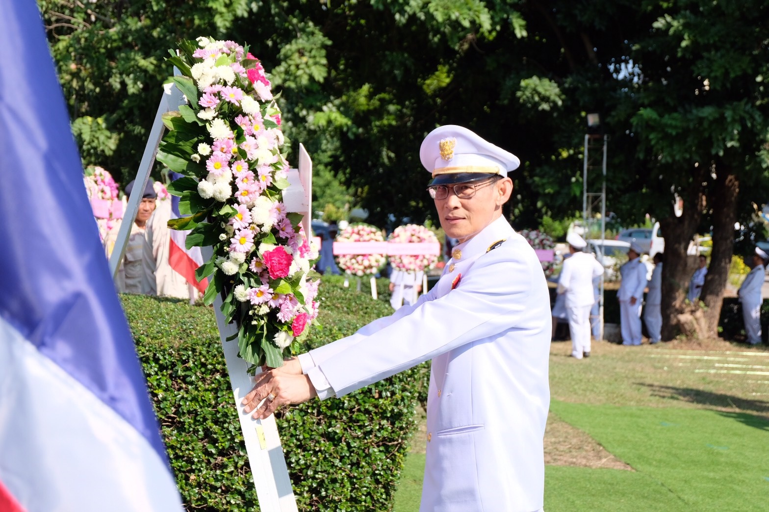 พิธีวางพวงมาลาและถวายบังคมเนื่องในวันคล้ายวันสวรรคตพระบาทสมเด็จพระจุลจอมเกล้าเจ้าอยู่หัว รัชกาลที่ 5