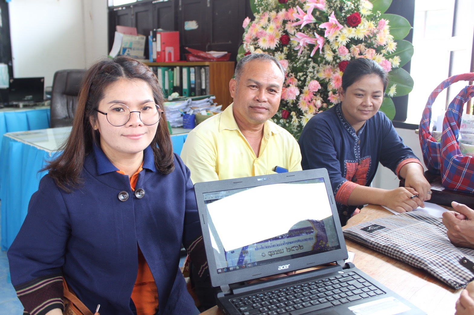 ติดตามและสนับสนุนการดำเนินงานของสำนักงานพัฒนาชุมชนอำเภอนาแก