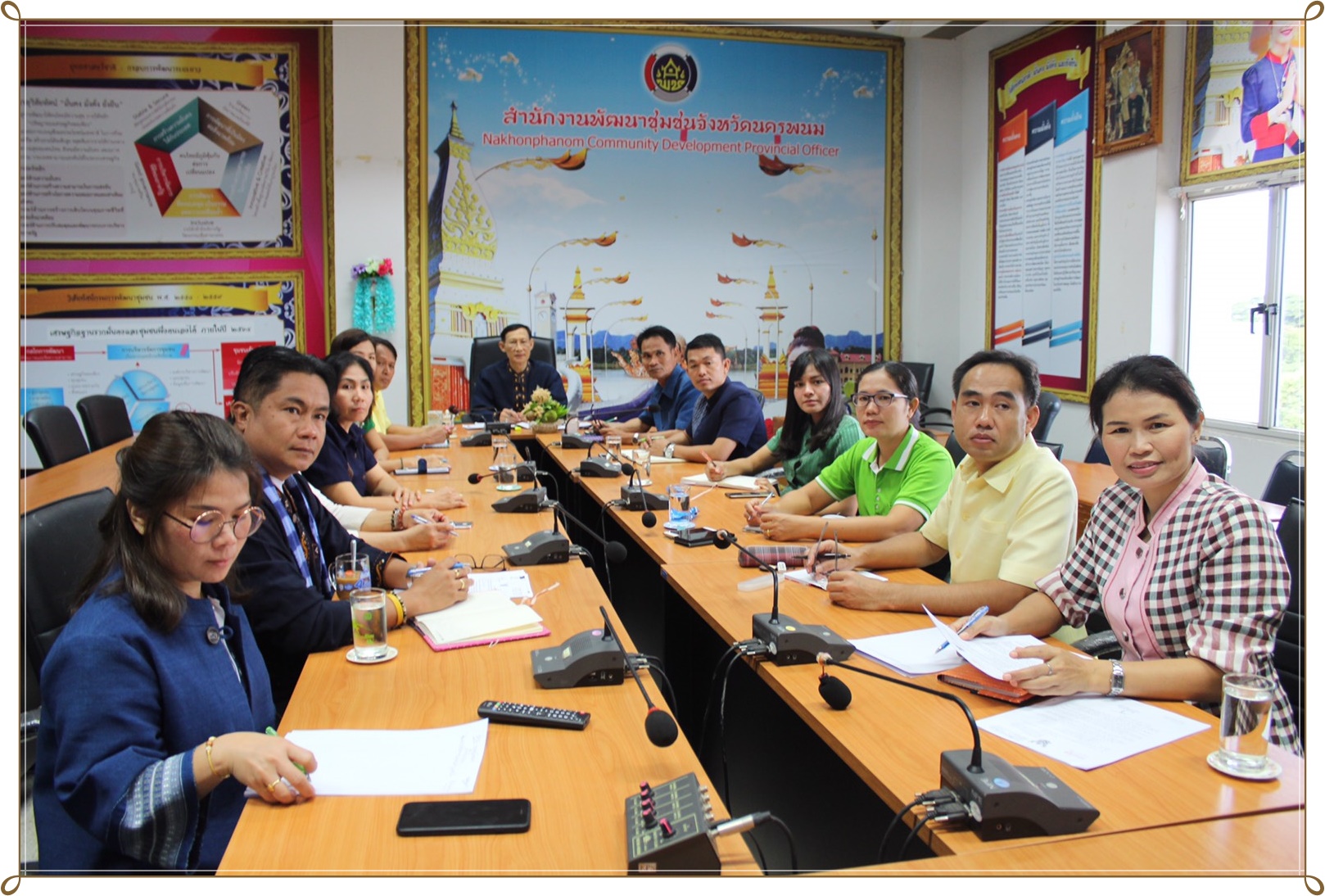 รับฟังการประชุมกรมการพัฒนาชุมชน ครั้งที่ 10/2562 ผ่าน TV พช.