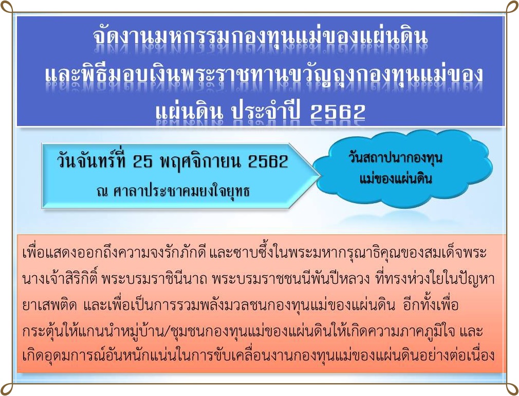ประชุมประจำเดือนคณะกรมการจังหวัด/หัวหน้าส่วนราชการ/หัวหน้าหน่วยงาน/นายอำเภอทุกอำเภอ จังหวัดนครนพม ครั้งที่ 10/2562