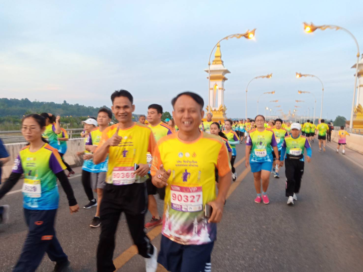 10 พย 62 พช.นครพนม ร่วมสนับสนุนกิจกรรมเดิน-วิ่งข้ามโขง”นครพนม-คำม่วน” มาราธอน 2019
