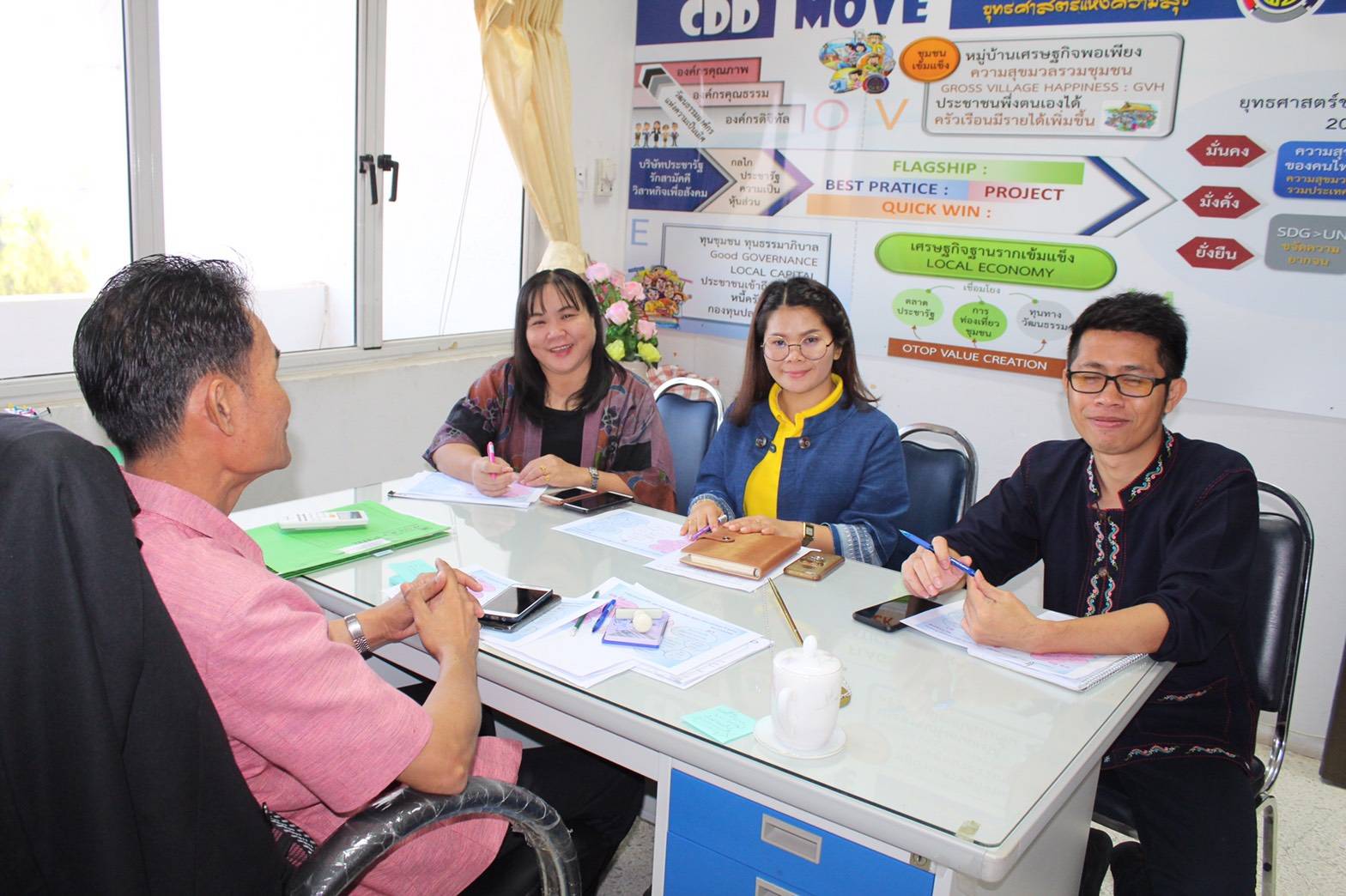 กลุ่มงานสารสนเทศ พช.นครพนม ประชุมทีมงานเพื่อขับเคลื่อนงานพัฒนาชุมชน
