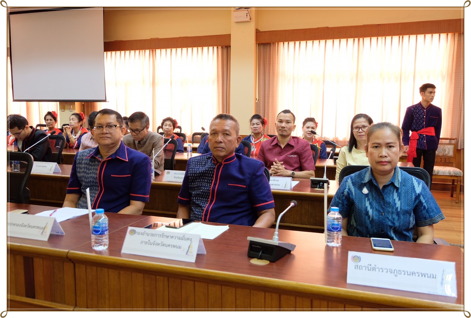 3 ธ.ค. 2562 จังหวัดนครพนม MOU “สืบสาน อนุรักษ์ศิลป์ผ้าถิ่นไทย ดำรงไว้ในแผ่นดิน”