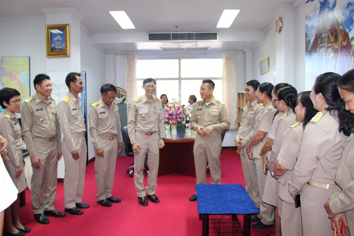 6 ม.ค. 2563 พช.นครพนม ร่วมให้การต้อนรับรองผู้ว่าราชการจังหวัดนครพนม