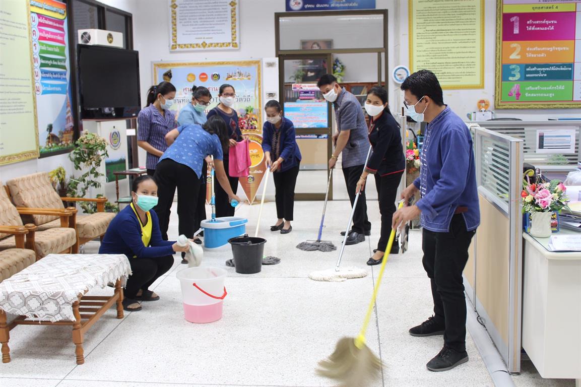 20 มี.ค. 2563 พช.นครพนม “BIG CLEANING DAY “ชาวนครพนมร่วมใจพิฆาตโควิด (COVID – 19)”