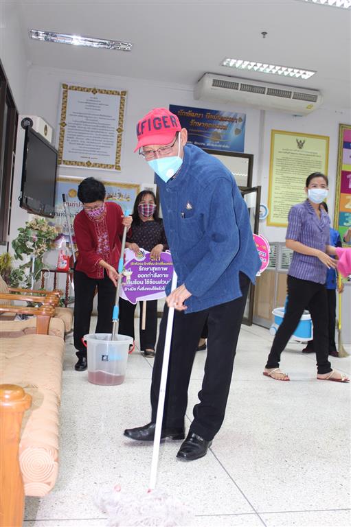 22 มี.ค. 2563 พช.นครพนม ร่วมกิจกรรม “BIG CLEANING DAY “ชาวนครพนมร่วมใจพิฆาตโควิด (COVID – 19)”
