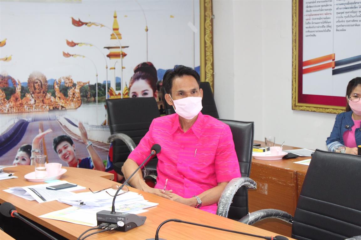 12 พ.ค. 2563 พช.นครพนม ร่วมประชุมการตรวจราชการของผู้ตรวจราชการกรมการพัฒนาชุมชน