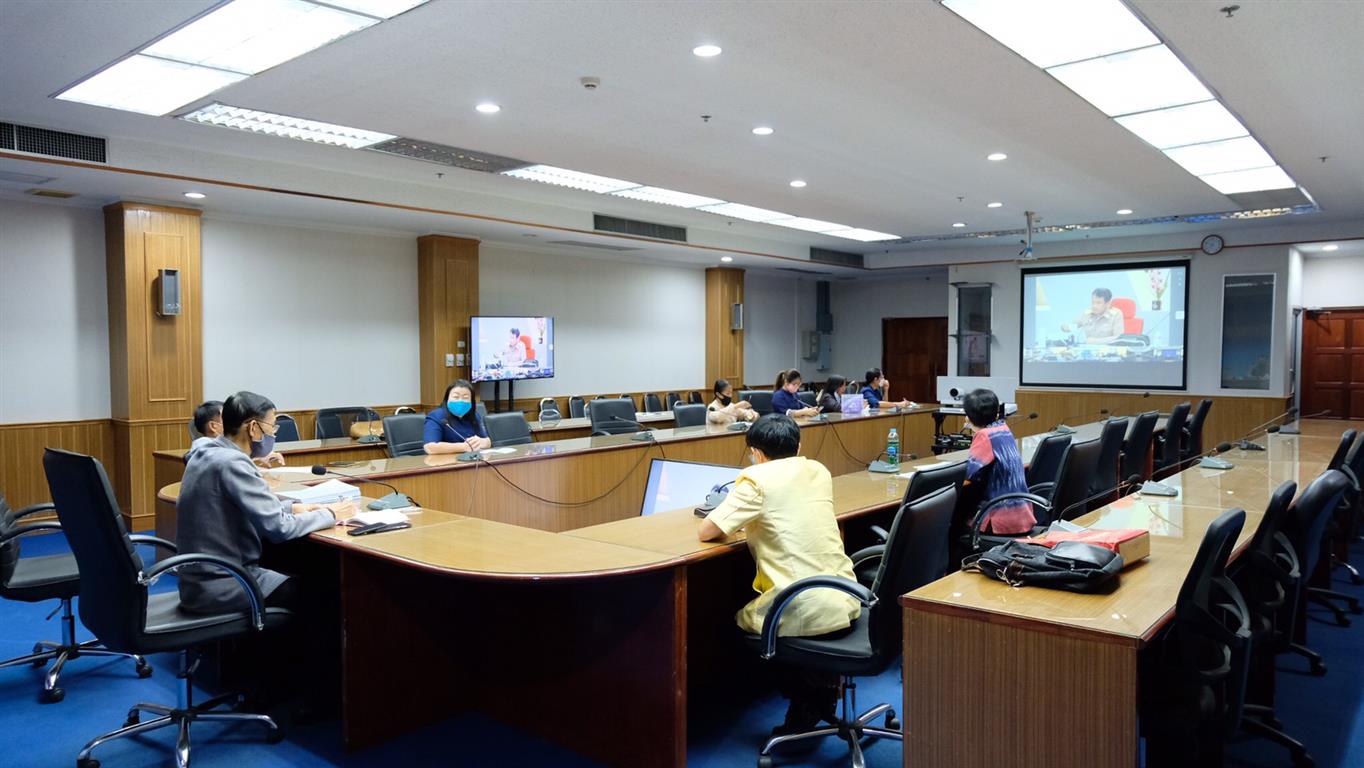 29 พ.ค. 2563 พช.นครพนม ร่วมประชุมกรมการพัฒนาชุมชน ครั้งที่ 5/2563