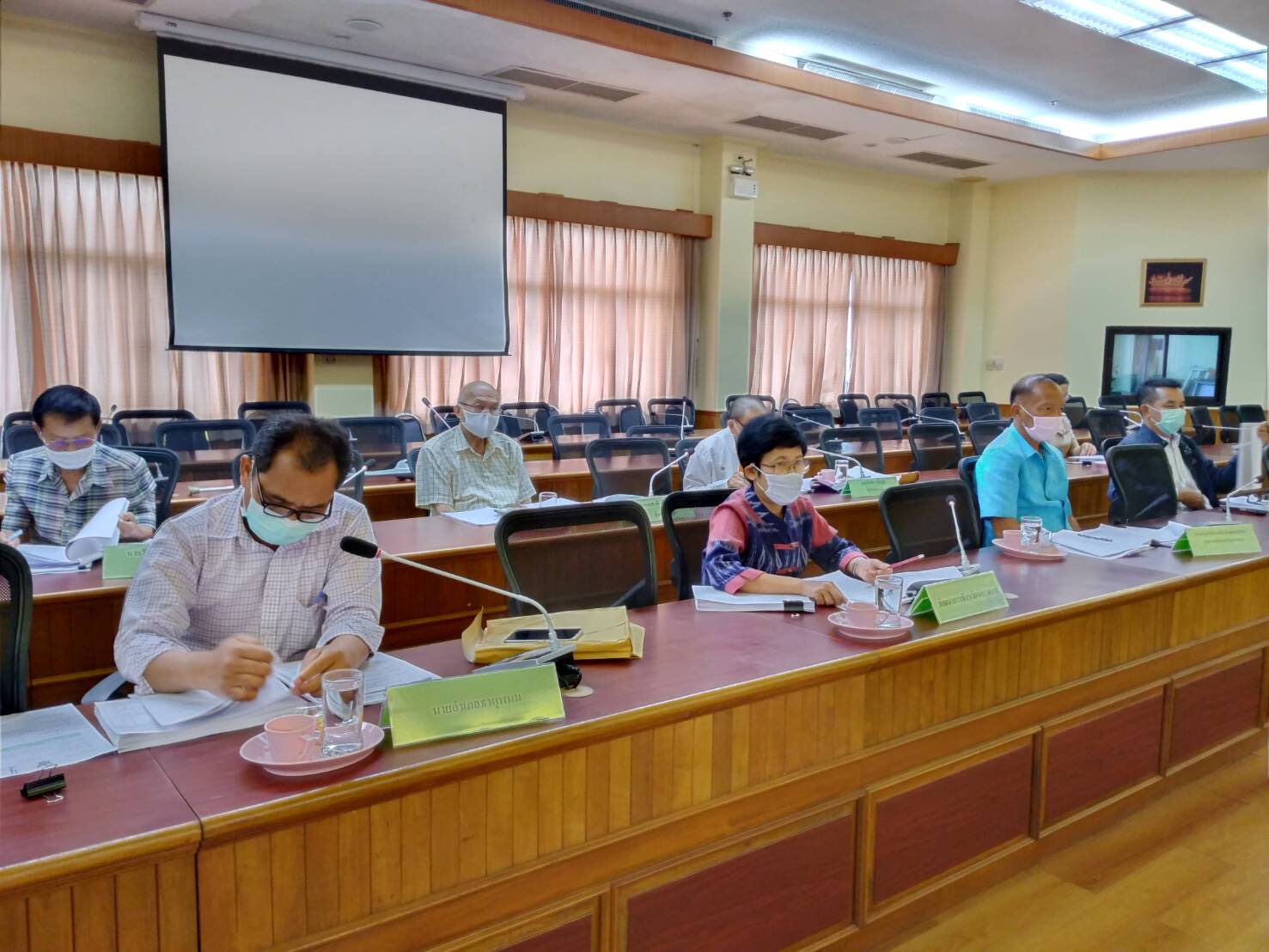 29 พ.ค. 2563 พช.นครพนม ร่วมประชุมคณะกรรมการพนักงานส่วนตำบลจังหวัดนครพนม