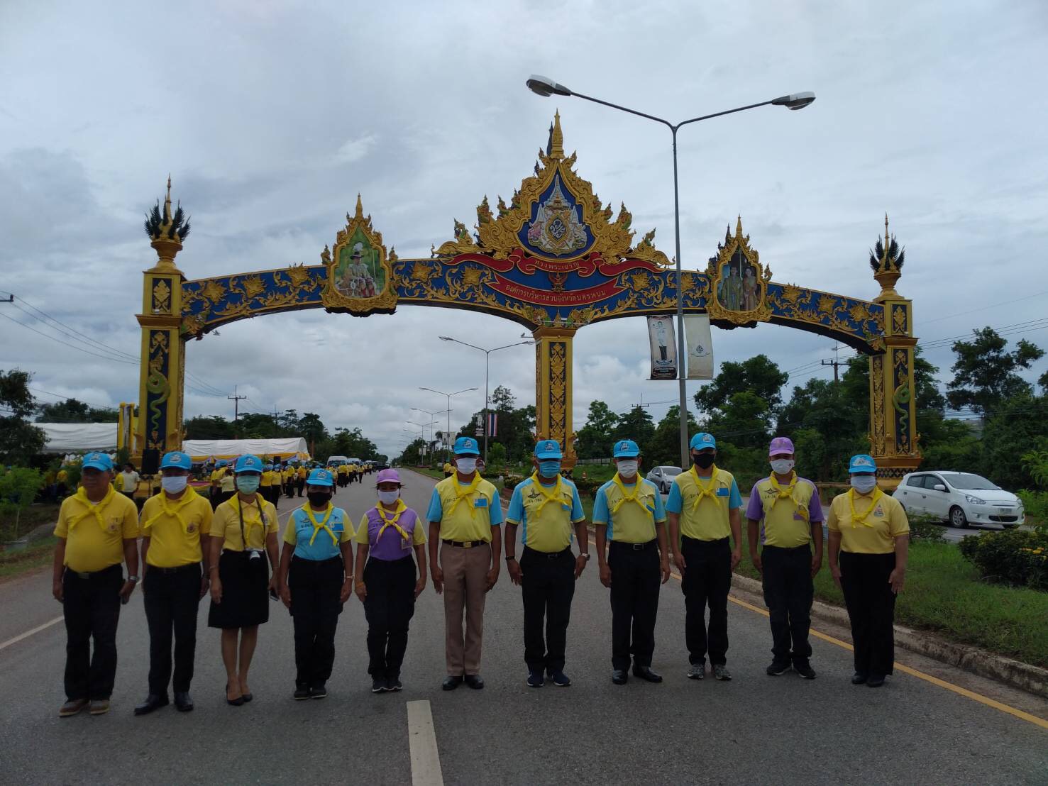 28 ม.ค. 2563 พช.นครพนม ร่วมพิธีเปิดซุ้มประตูเมืองเฉลิมพระเกียรติ และกิจกรรมจิตอาสา เนื่องในโอกาสวันเฉลิมพระชนมพรรษาพระบาทสมเด็จพระเจ้าอยู่หัว 28 กรกฎาคม 2563