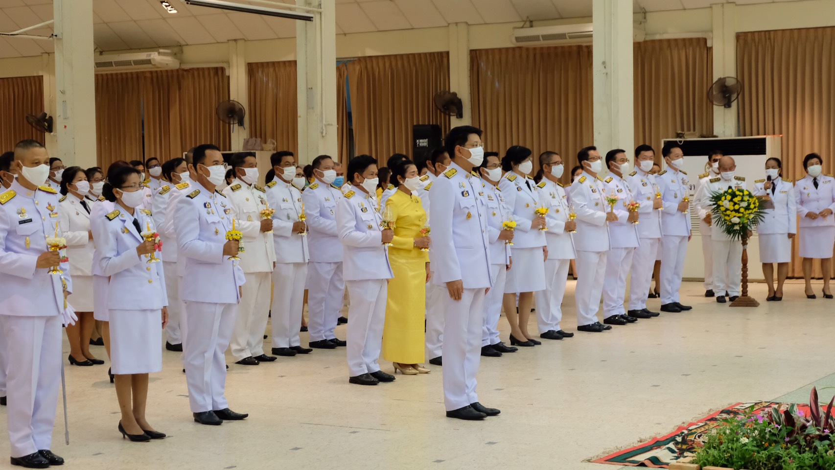 28 ม.ค. 2563 พช.นครพนม ร่วมพิธีถวายเครื่องราชสักการะและวางพานพุ่ม และพิธีจุดเทียนถวายพระพรชัยมงคล เนื่องในโอกาสวันเฉลิมพระชนมพรรษาพระบาทสมเด็จพระเจ้าอยู่หัว 28 กรกฎาคม 2563