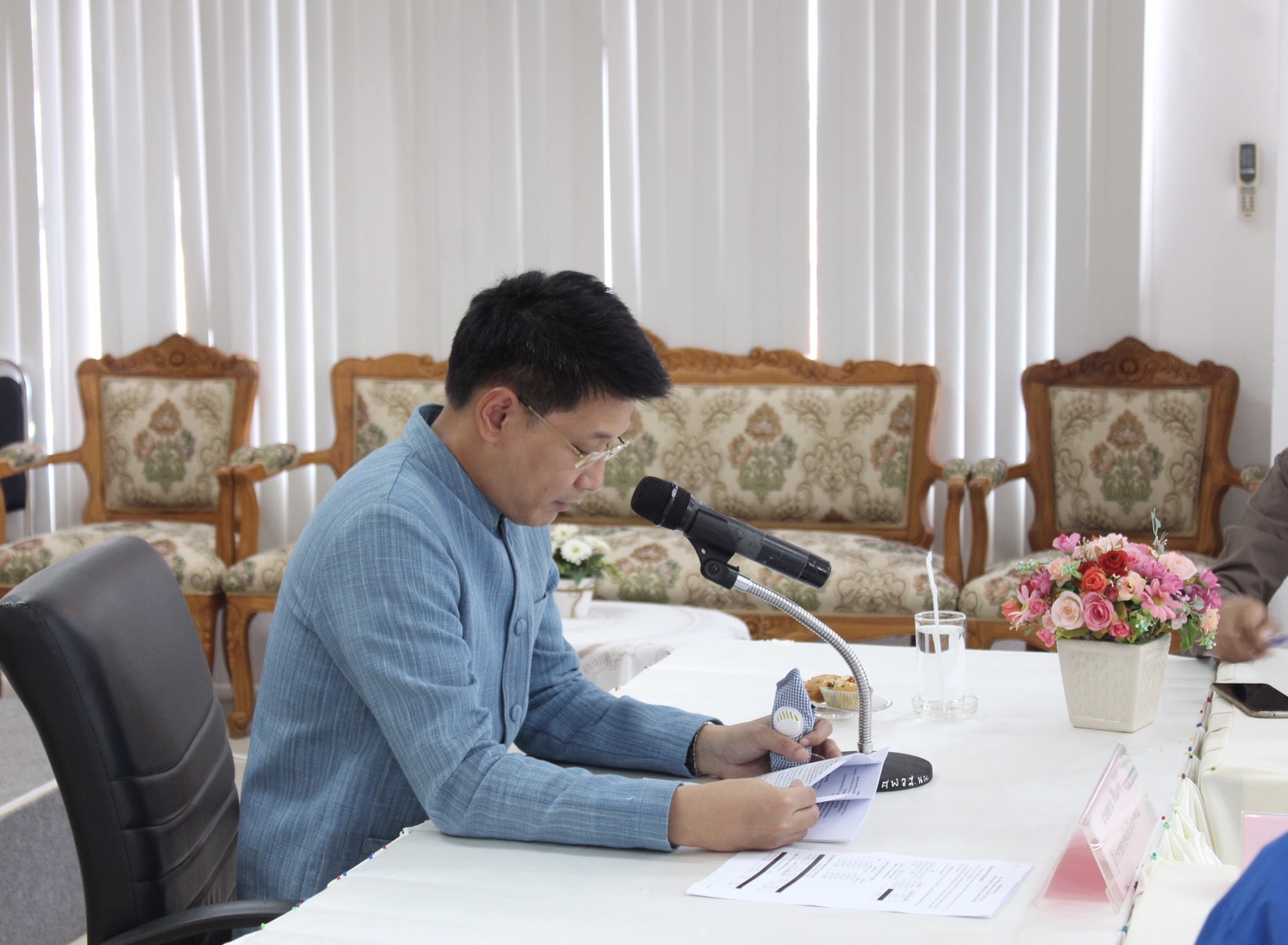 7 ส.ค. 2563 พช.นครพนม ร่วมประชุมปรึกษาหารือการเตรียมความพร้อม และร่วมแถลงข่าวการจัดกิจกรรมเดิน-วิ่ง ข้ามโขง “นครพนม-คำม่วน” ครั้งที่ 3 ประจำปี 2563