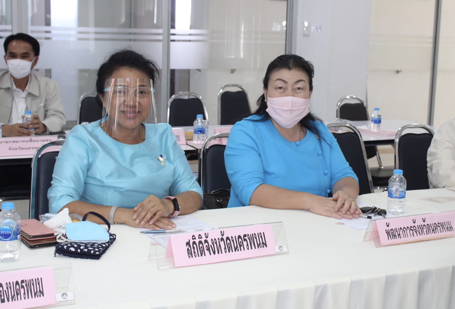 7 ส.ค. 2563 พช.นครพนม ร่วมประชุมปรึกษาหารือการเตรียมความพร้อม และร่วมแถลงข่าวการจัดกิจกรรมเดิน-วิ่ง ข้ามโขง “นครพนม-คำม่วน” ครั้งที่ 3 ประจำปี 2563