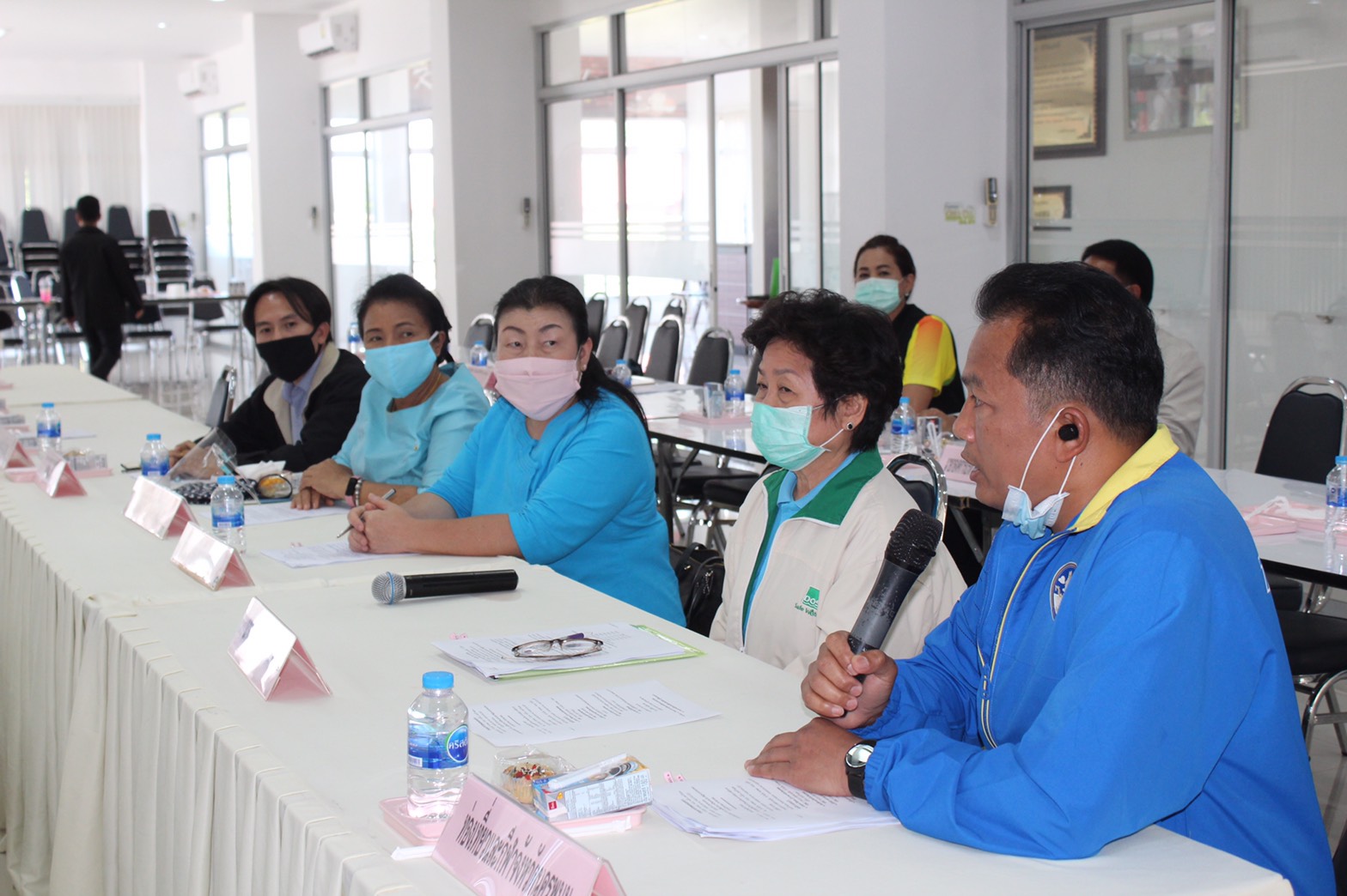 7 ส.ค. 2563 พช.นครพนม ร่วมประชุมปรึกษาหารือการเตรียมความพร้อม และร่วมแถลงข่าวการจัดกิจกรรมเดิน-วิ่ง ข้ามโขง “นครพนม-คำม่วน” ครั้งที่ 3 ประจำปี 2563