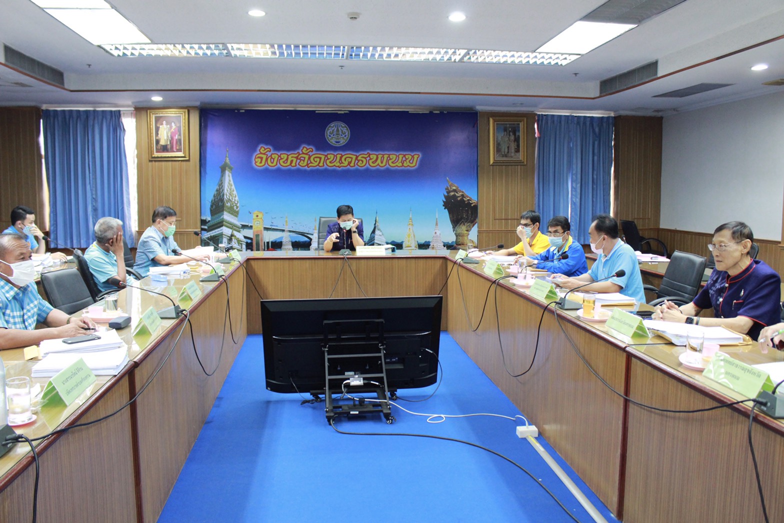 28 ส.ค. 2563 พจ.นครพนม ร่วมประชุมคณะกรรมการพนักงานเทศบาลจังหวัดนครพนม ครั้งที่ 8/2563