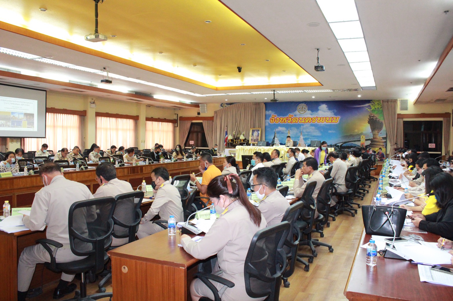 14 ก.ย. 2563 พช.นครพนม ร่วมประชุมคณะกรรมการบริหารงานจังหวัดแบบบูรณาการ (ก.บ.จ.)