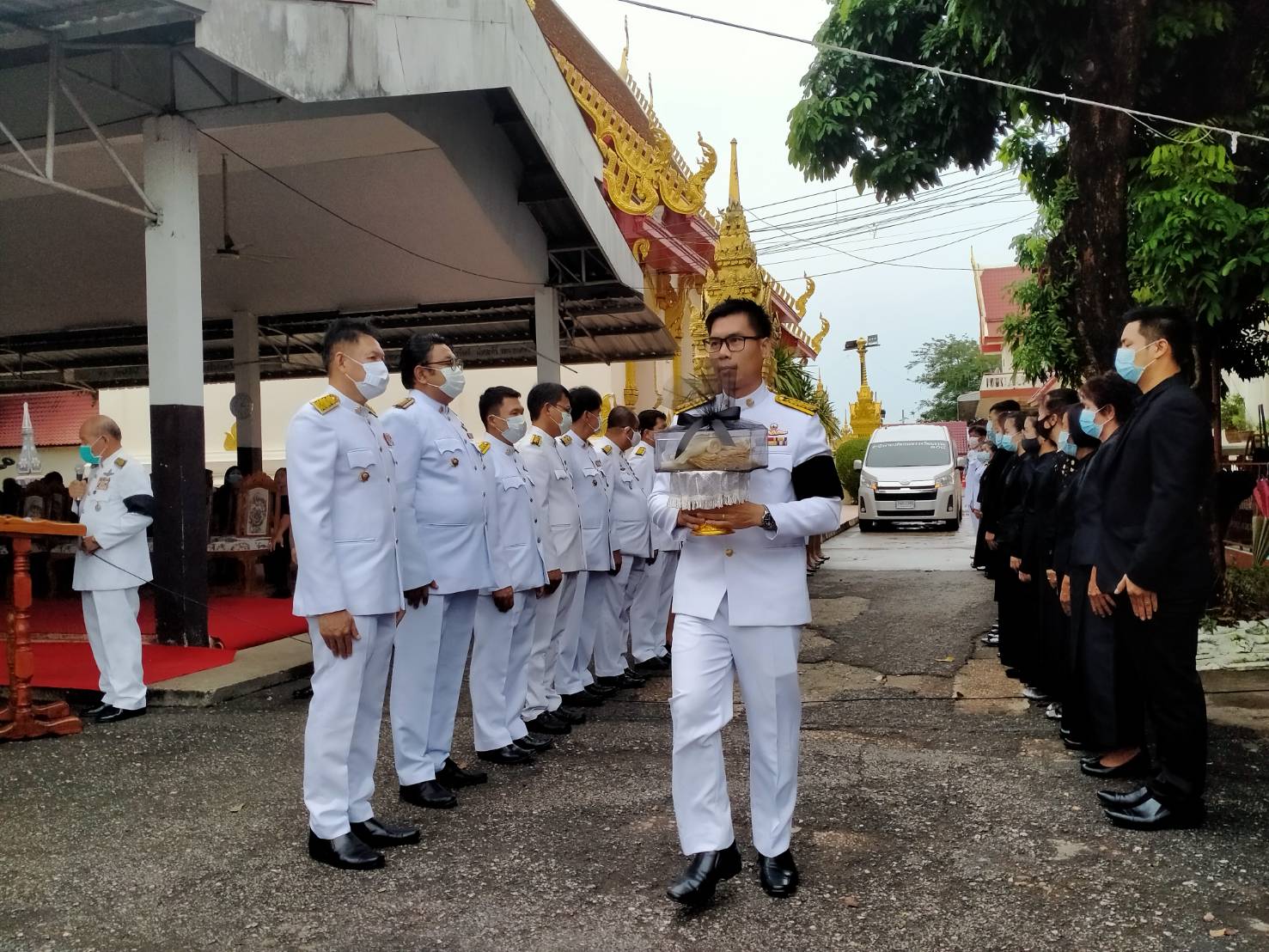8 ต.ค. 2563 พช.นครพนม ร่วมพิธีพระราชทานเพลิงศพ นายสุบิน วิวัฒนะ อดีตพัฒนาการจังหวัดนครพนม