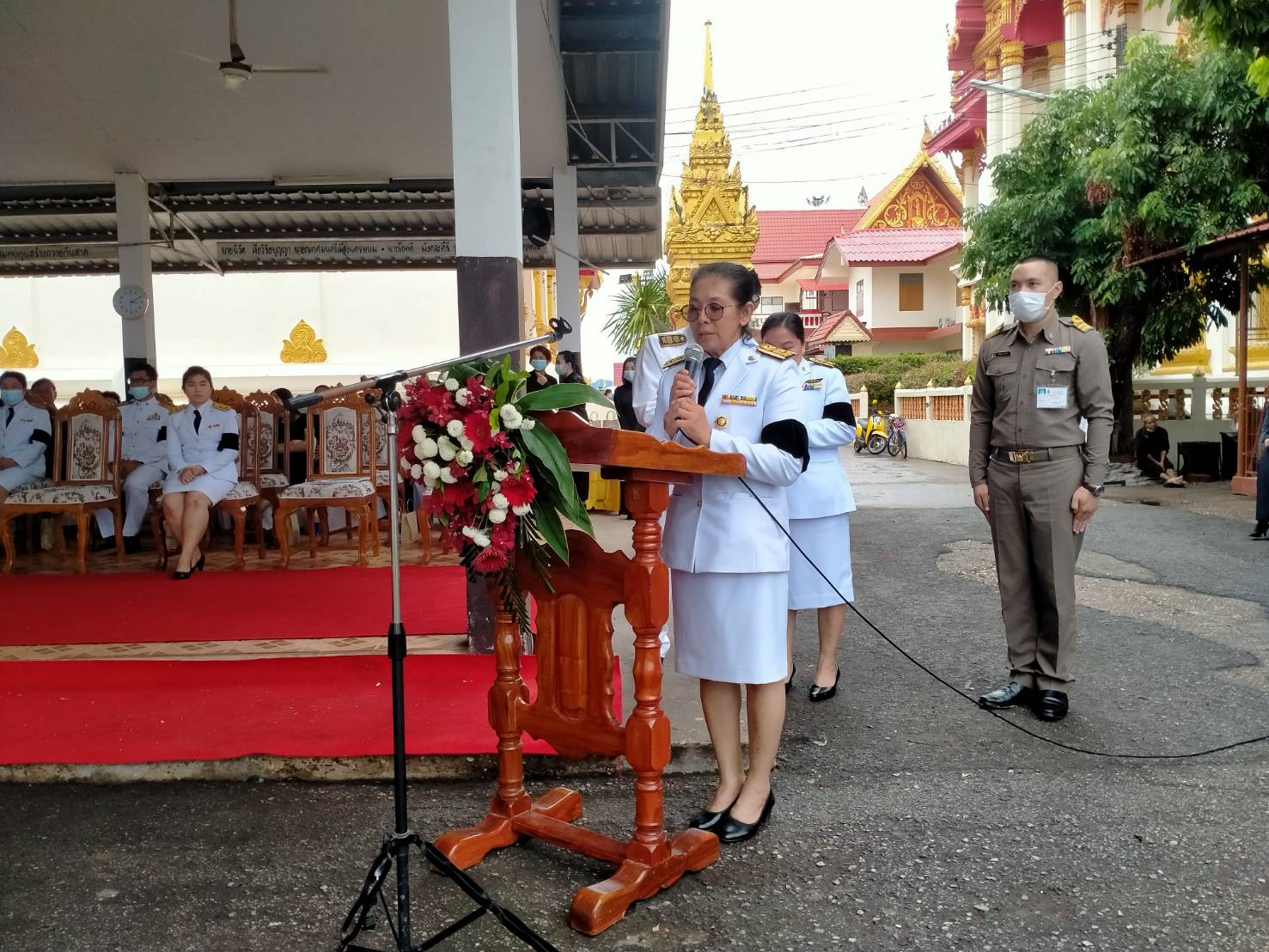 8 ต.ค. 2563 พช.นครพนม ร่วมพิธีพระราชทานเพลิงศพ นายสุบิน วิวัฒนะ อดีตพัฒนาการจังหวัดนครพนม