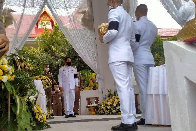 8 ต.ค. 2563 พช.นครพนม ร่วมพิธีพระราชทานเพลิงศพ นายสุบิน วิวัฒนะ อดีตพัฒนาการจังหวัดนครพนม
