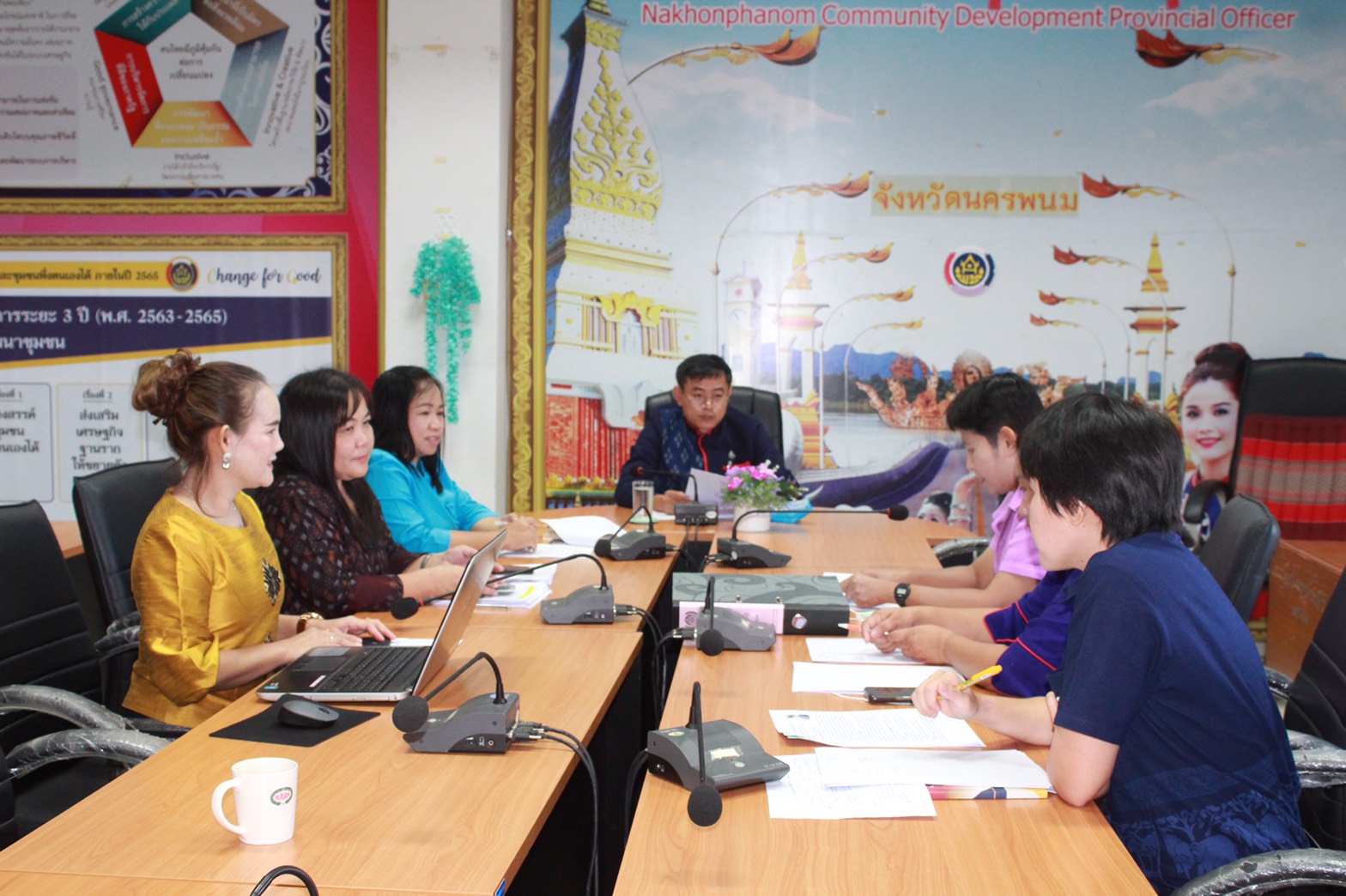 2 ต.ค. 2563 พช.นครพนม ฝึกอบรมก่อนปฏิบัติงานอาสาพัฒนา (อสพ.) รุ่นที่ 72