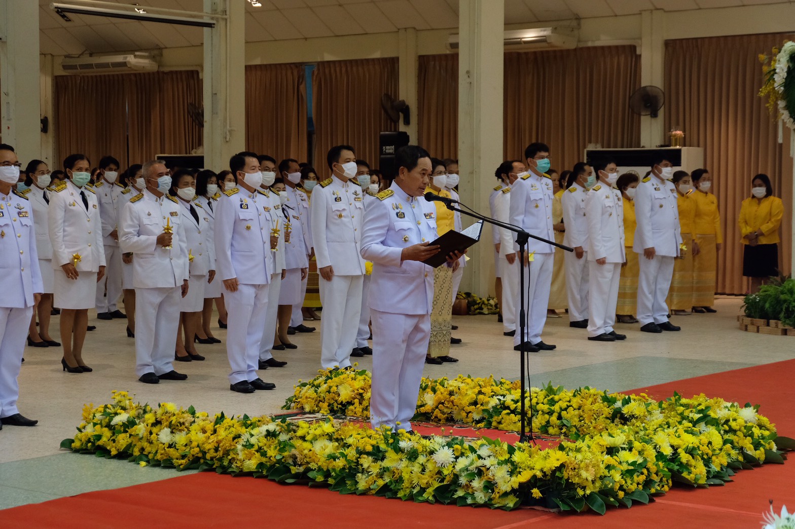 13 ต.ค. 2563 พช.นครพนม ร่วมพิธีจุดเทียนเพื่อน้อมรำลึกในพระมหากรุณาธิคุณพระบาทสมเด็จพระบรมชนกาธิเบศร มหาภูมิพลอดุลยเดชมหาราช บรมนาถบพิตร