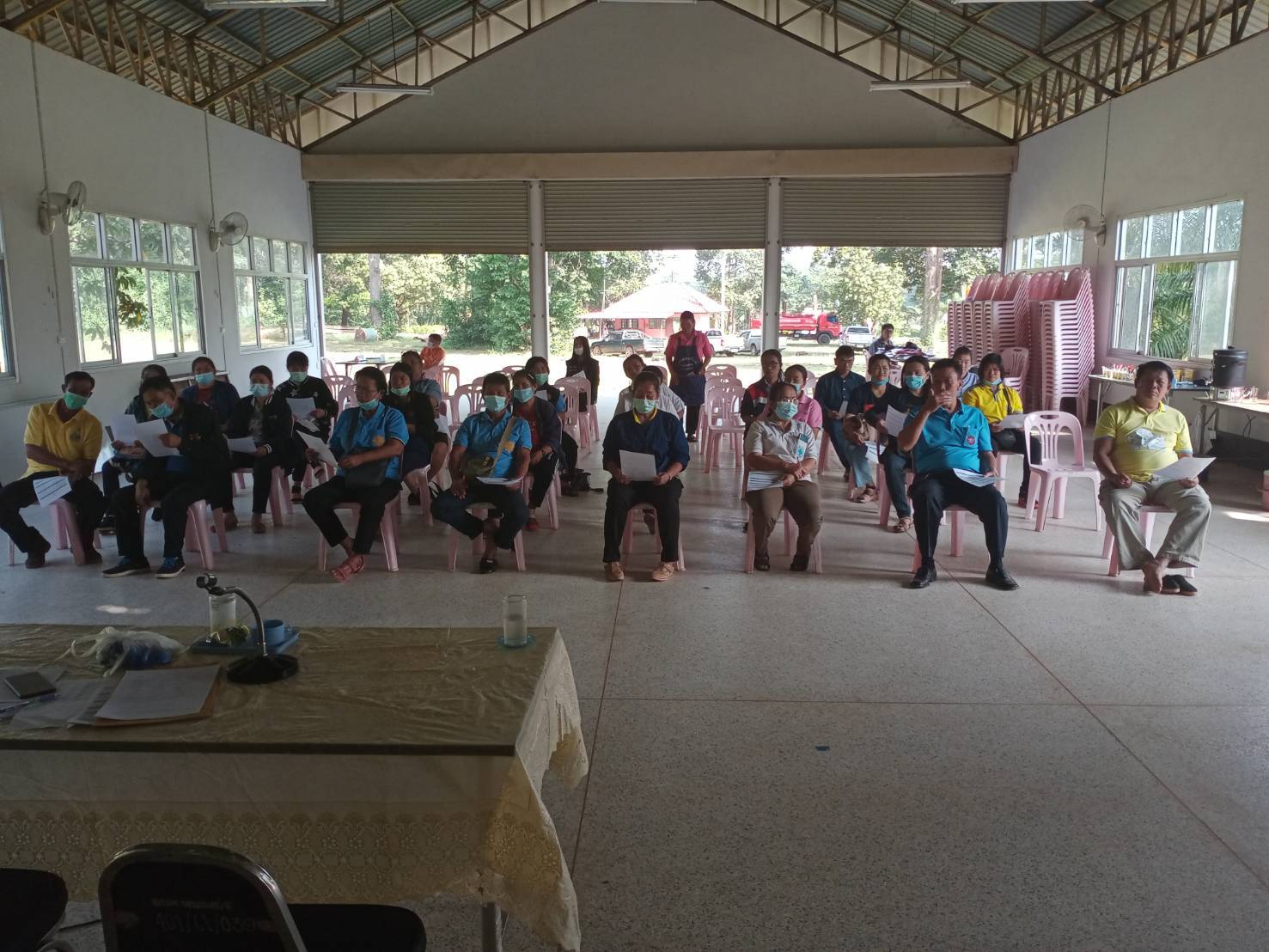 3 พ.ย. 2563 พช.นครพนม ติดตามการจัดเวทีตรวจสอบและรับรองคุณภาพการจัดเก็บข้อมูลความจำเป็นพื้นฐาน (จปฐ.) ด้วยเครื่องมืออิเล็กทรอนิกส์ ปี 2563 ระดับองค์กรปกครองส่วนท้องถิ่น ต.หนองบ่อ ต.หนองสังข์ และต.พุ่มแก อ.นาแก จ.นครพนม
