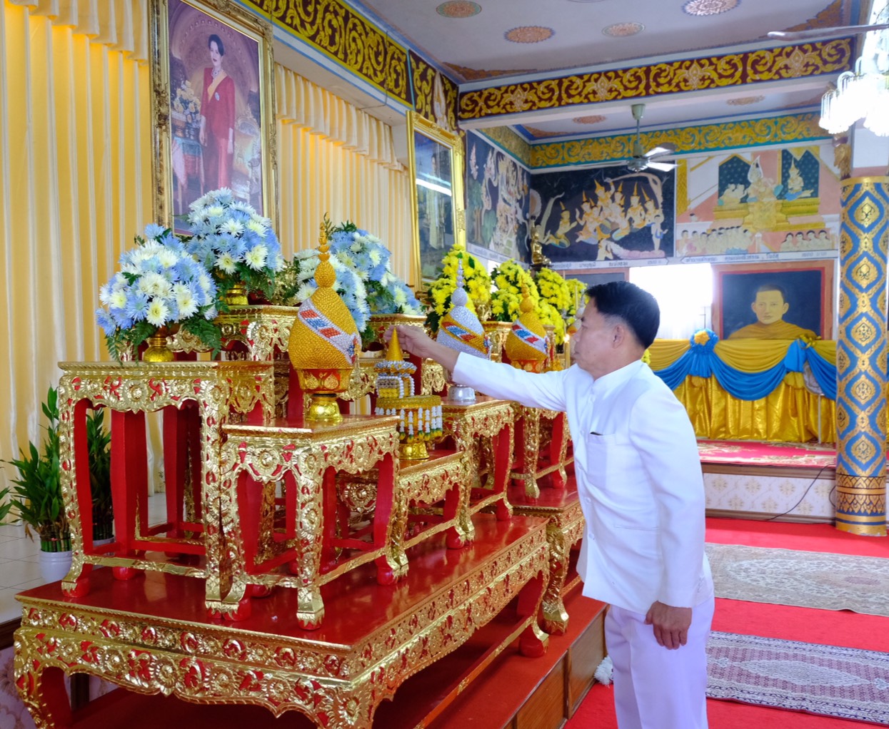24 พ.ย. 2563 พช.นครพนม ร่วมพิธีเจริญพระพุทธมนต์เพื่อความเป็นสิริมงคลให้กับแผ่นดินและปวงชนไทยทุกหมู่เหล่า ในโอกาสวันชาติ และวันพ่อแห่งชาติ 5 ธันวาคม 2563
