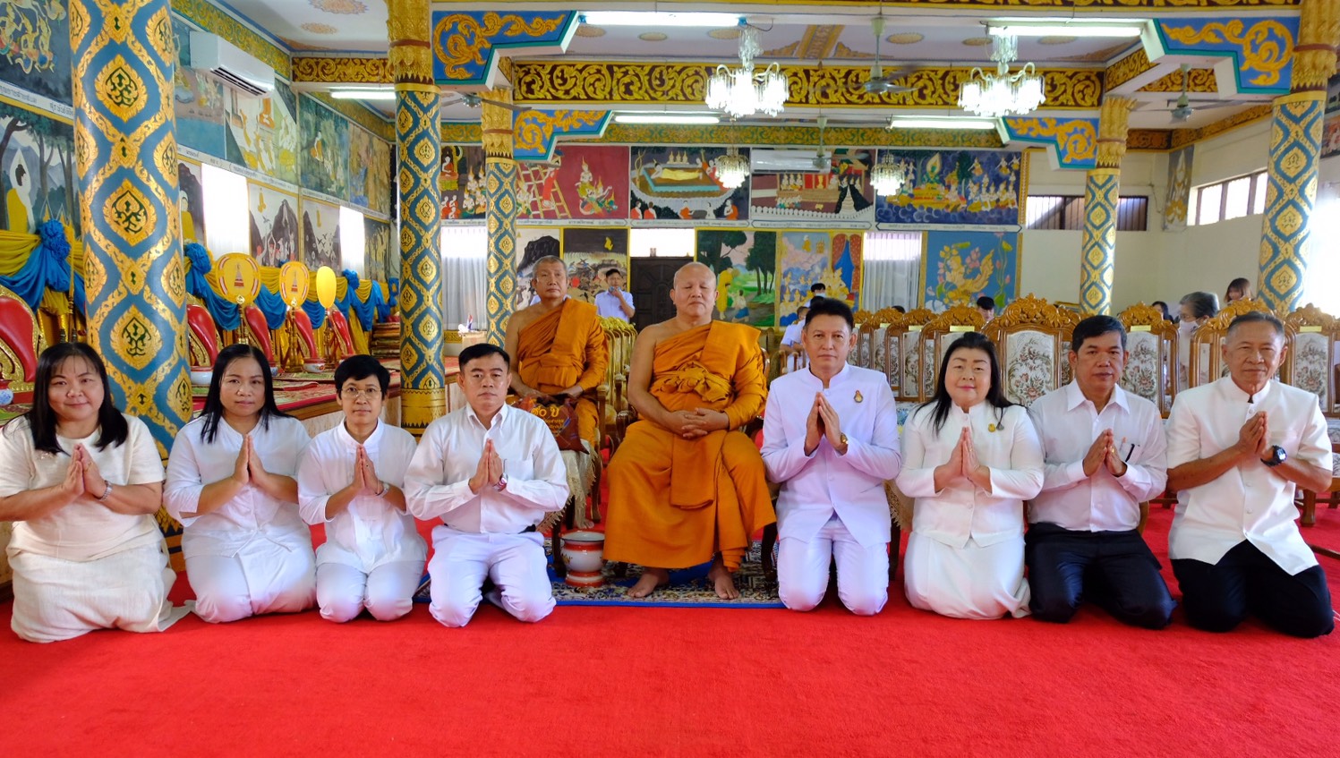 24 พ.ย. 2563 พช.นครพนม ร่วมพิธีเจริญพระพุทธมนต์เพื่อความเป็นสิริมงคลให้กับแผ่นดินและปวงชนไทยทุกหมู่เหล่า ในโอกาสวันชาติ และวันพ่อแห่งชาติ 5 ธันวาคม 2563