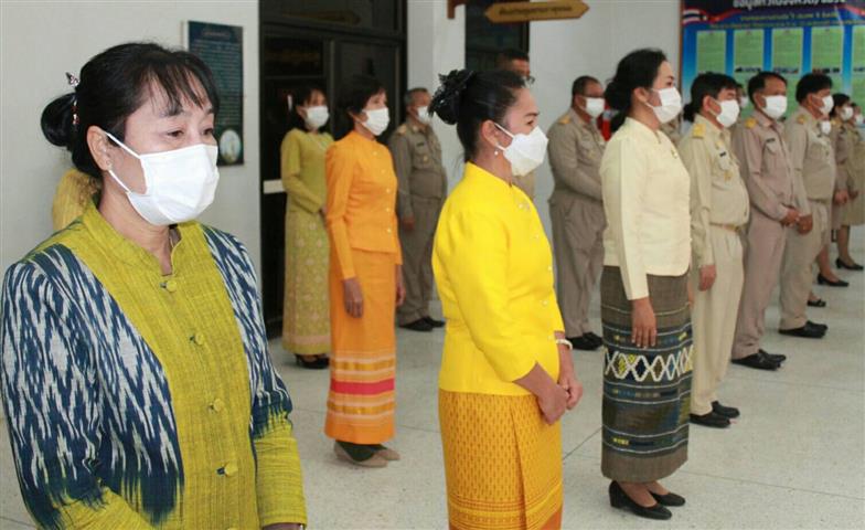 พช.นครพนม จัดพิธีถวายพระพรชัยมงคล สมเด็จพระเจ้าลูกเธอ เจ้าฟ้าสิริวัณณวรี นารีรัตนราชกัญญา เนื่องในโอกาสวันคล้ายวันประสูติ 8 มกราคม 2564 และพิธีมอบลายผ้า “ผ้ามัดหมี่ลายขอเจ้าฟ้าสิริวัณณวรีฯ” เพื่อสืบสาน อนุรักษ์ศิลป์ผ้าถิ่นไทย