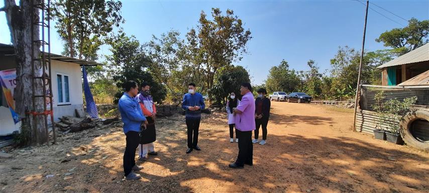 พจ. นครพนม ติดตามการดำเนินงานโครงการพัฒนาพื้นที่ต้นแบบการพัฒนาคุณภาพชีวิตตามหลักทฤษฎีใหม่ประยุกต์สู่”โคก หนอง นา โมเดล” อ.ท่าอุเทน